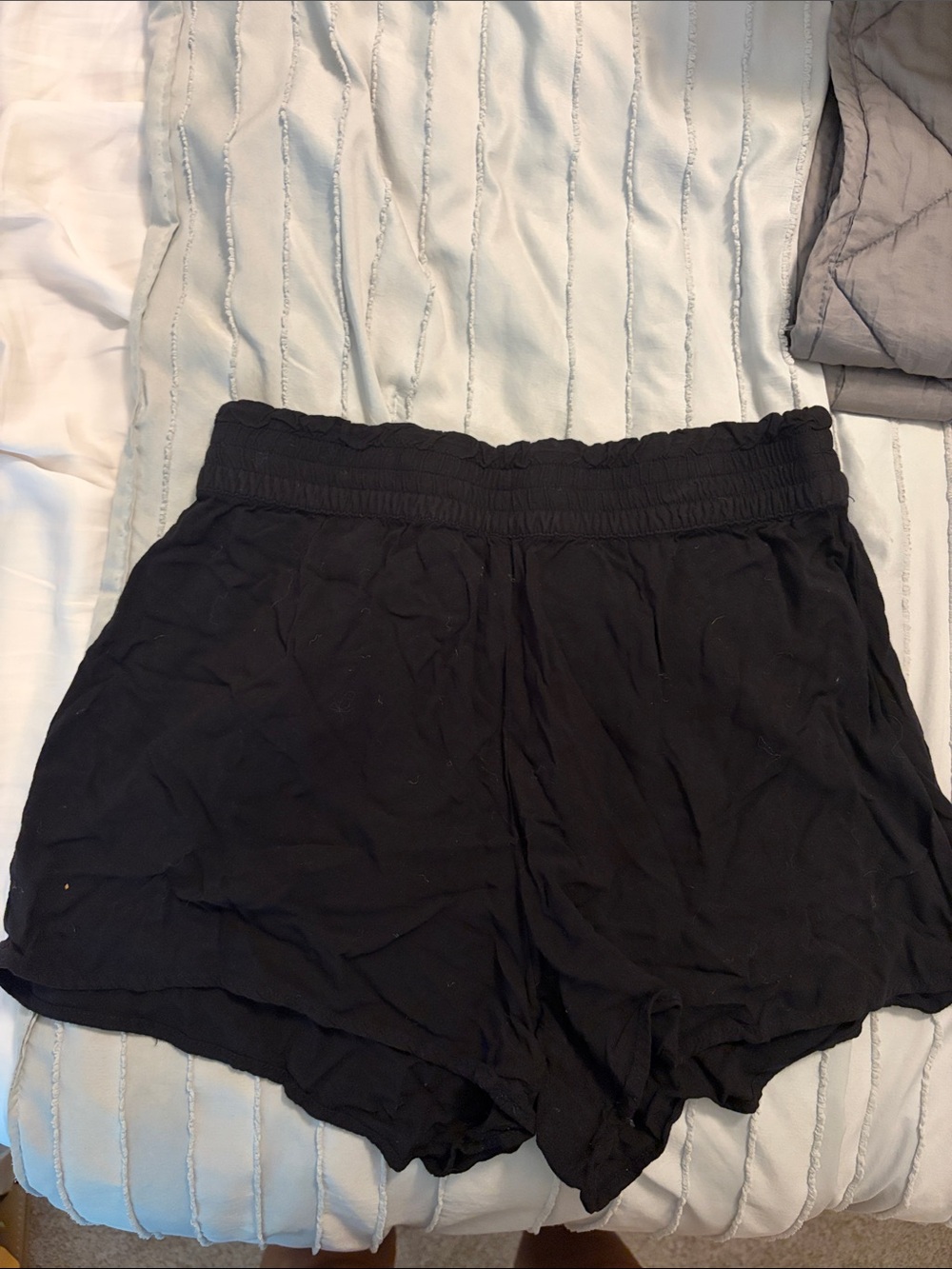 Divided Black High-Waist Elastic-Waist Women’s Shorts